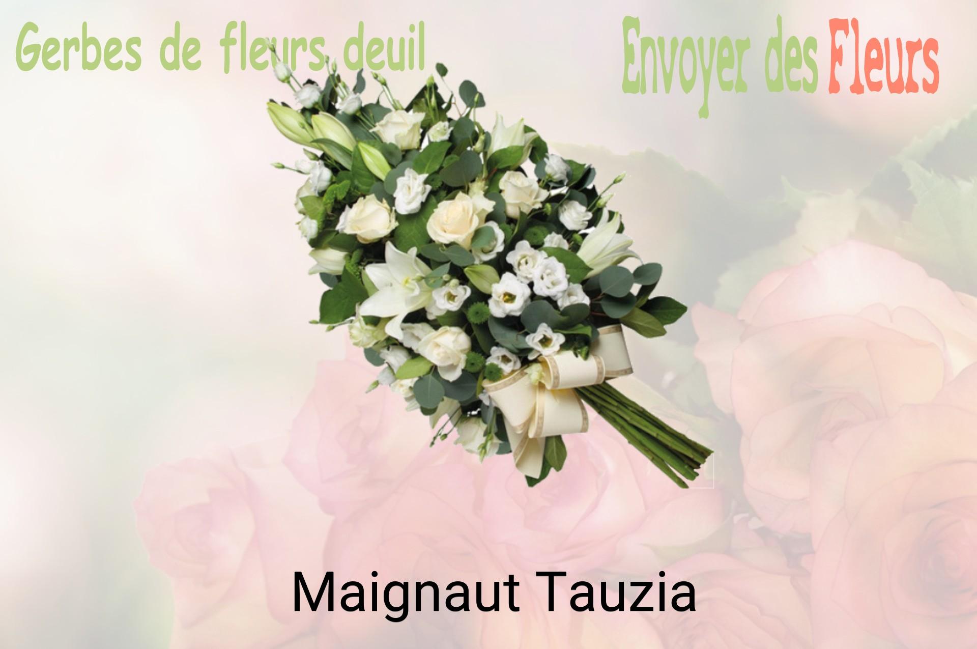 Gerbe de fleurs de deuil livrée à Maignaut-Tauzia